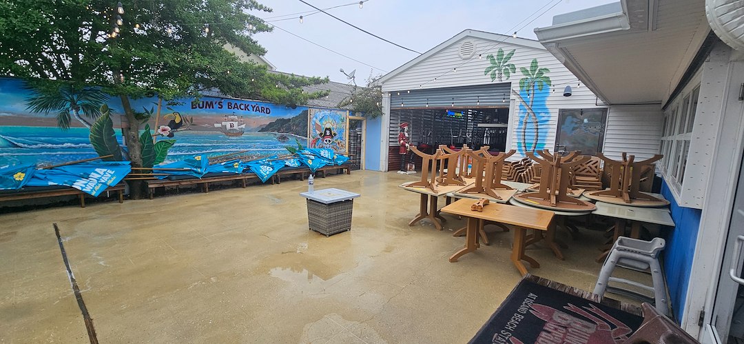 Commercial Pressure Washing at Bum Rogers Crab House | Seaside Park, NJ