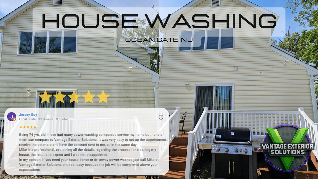 Restorative House Washing in Ocean Gate, NJ – A Like-New Finish Without Repainting