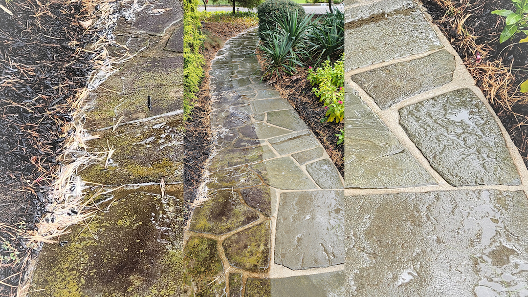 Specialized House Wash & Flagstone Patio Cleaning in Tinton Falls, NJ – Reviving Stone & Siding