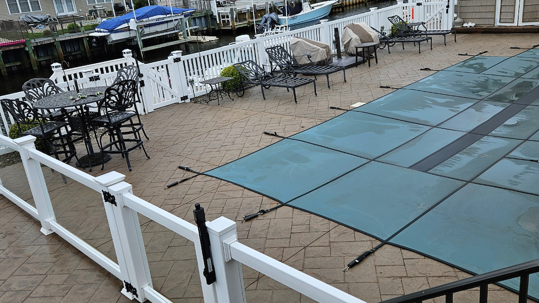 Stamped Concrete, Trex Dock & Rust Removal Cleaning in Brick Township, NJ – Complete Exterior Renewal